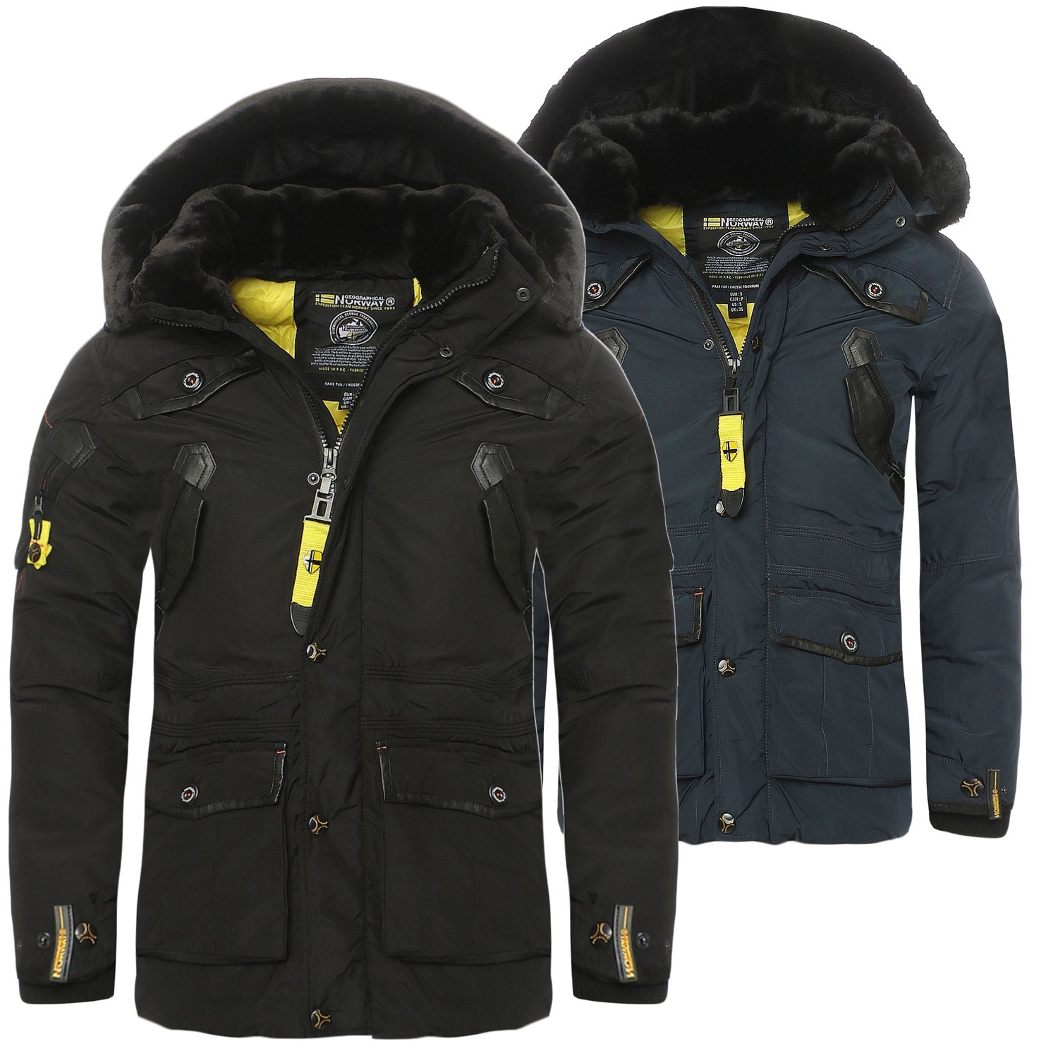 Мужские Зимние Куртки Geographical Norway — Крутая Куртка Ру
